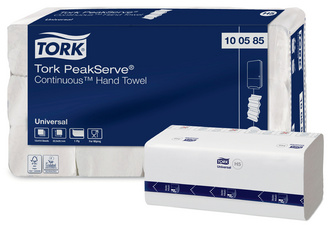Tork continu-handdoekrol PeakServe, 201 × 225 mm, wit, 12 × 410 vel