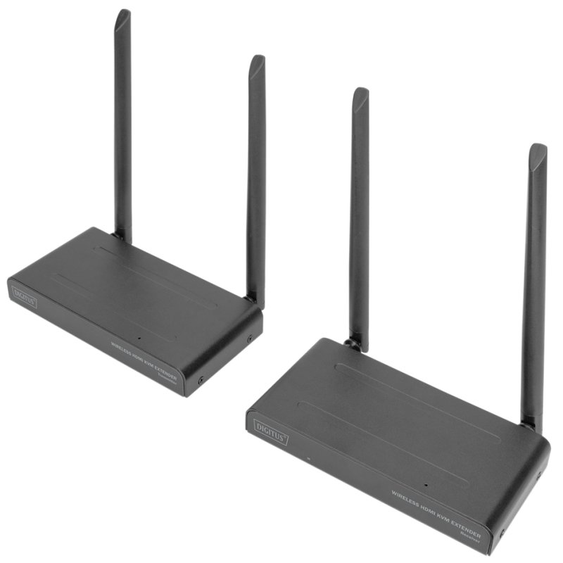 DIGITUS ensemble extenseur HDMI KVM sans fil, 200 m, Full HD