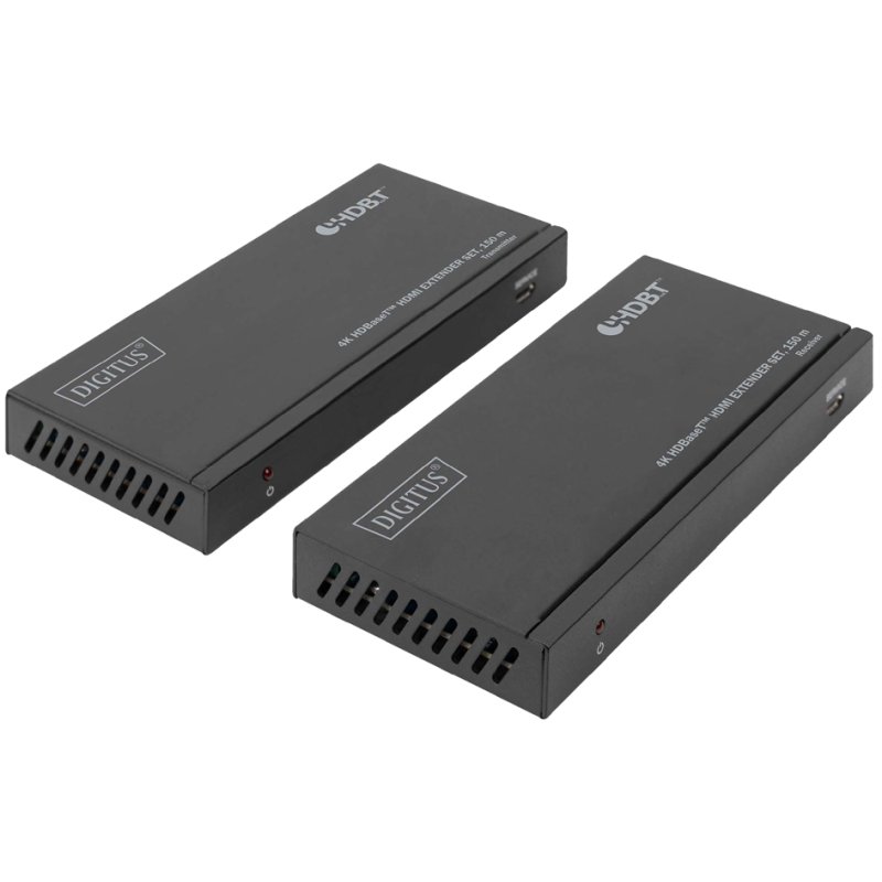 DIGITUS 4K HDMI Extender Set, 150 m, zwart