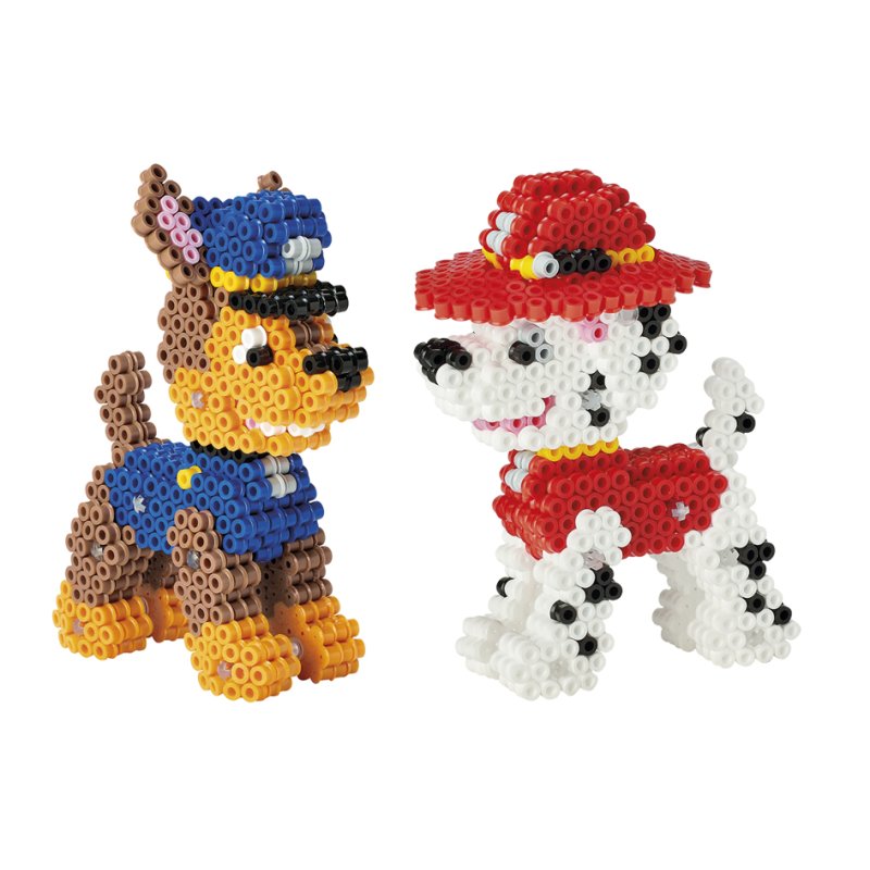 Hama Perles à repasser midi 3D Paw Patrol, emballage cadeau, 4000 pièces