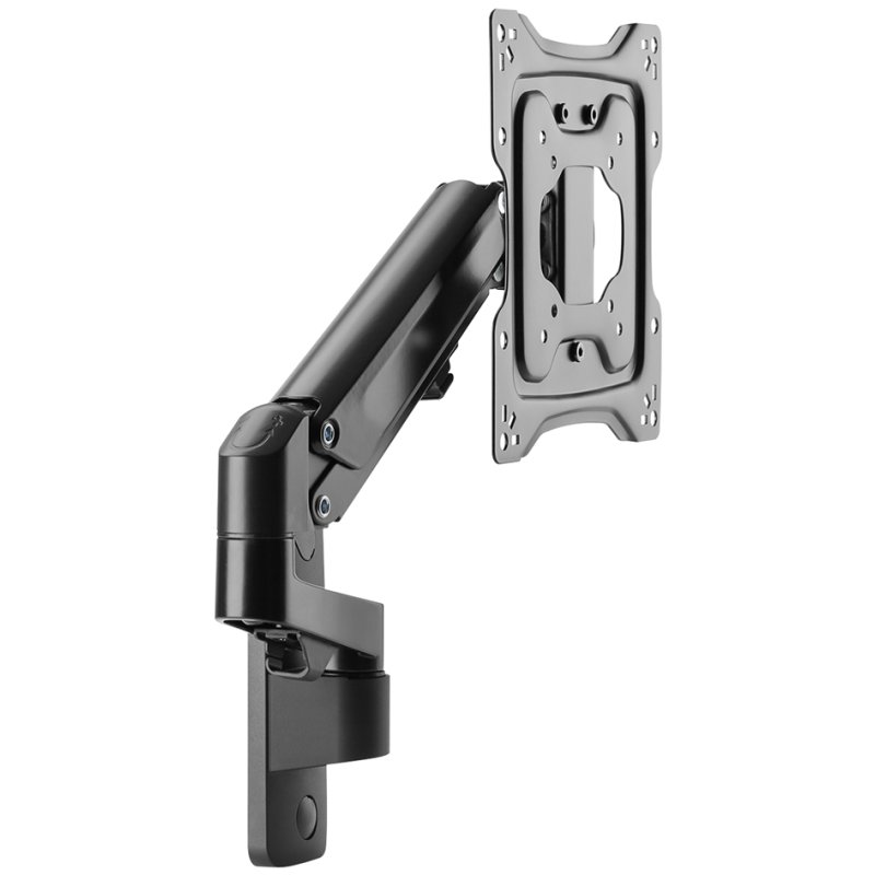 DIGITUS universele monitorarm voor wandmontage, zwart, tot 43 inch, 23 kg draagkracht