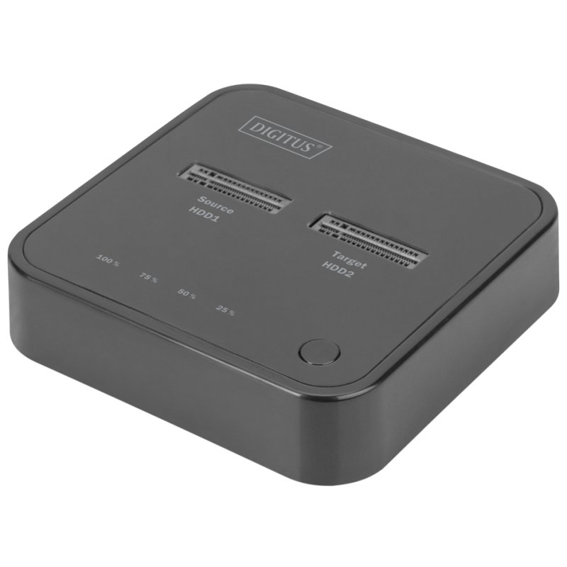 DIGITUS Station d'accueil SSD, fonction de clonage hors ligne, USB-C, noir