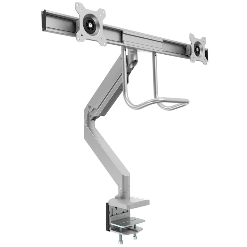 Fellowes bras de moniteur Eppa Crossbar double, blanc, jusqu'à 32 pouces, 2x8 kg