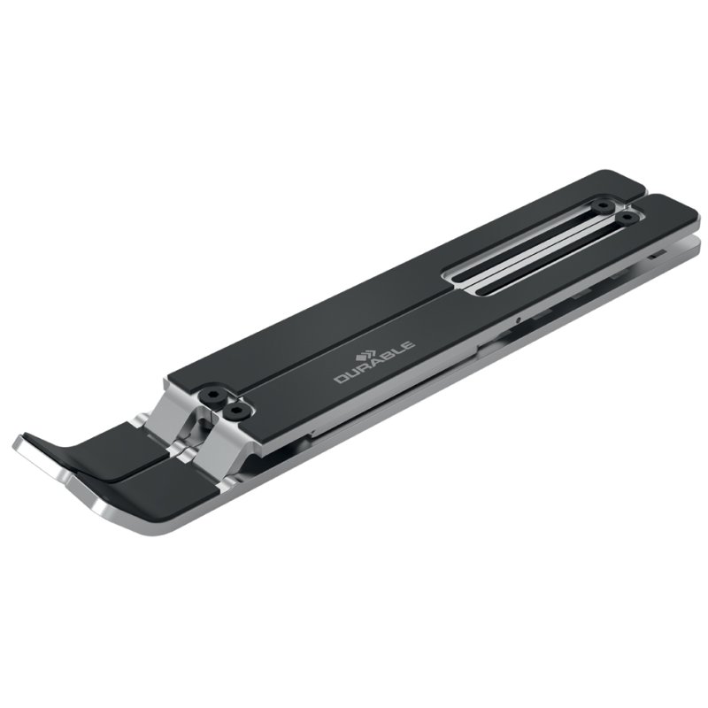 DURABLE Porte-ordinateur portable FOLD, pliable, argent métallisé, jusqu'à 15 pouces