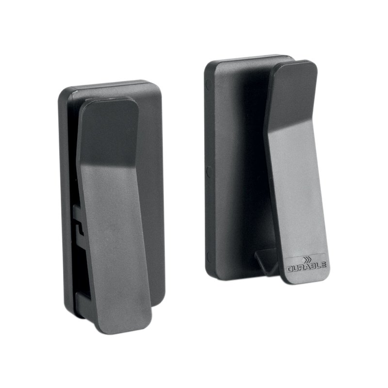 DURABLE wandhouder voor tablet VISIOCLIP, antraciet, max 10 mm dikte