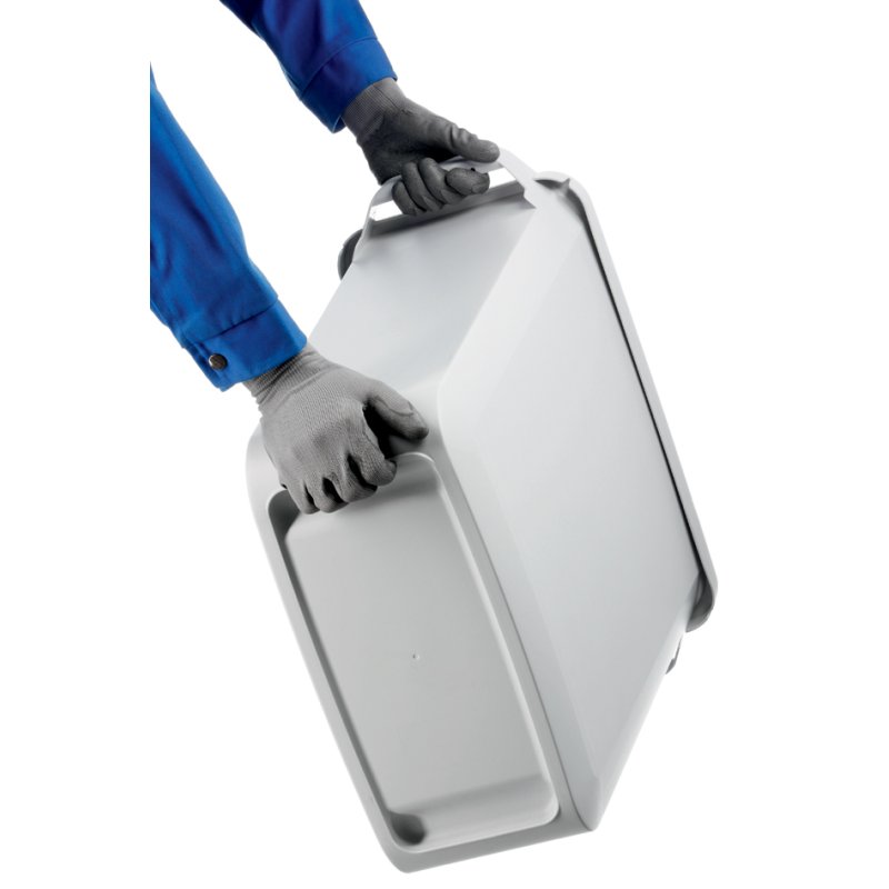 DURABLE afvalbak DURABIN ECO 60, rechthoekig, grijs, 60 liter
