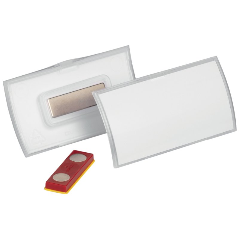 DURABLE porte-noms Click Fold, 90 x 54 mm, résistant à la rotation, 10 pièces