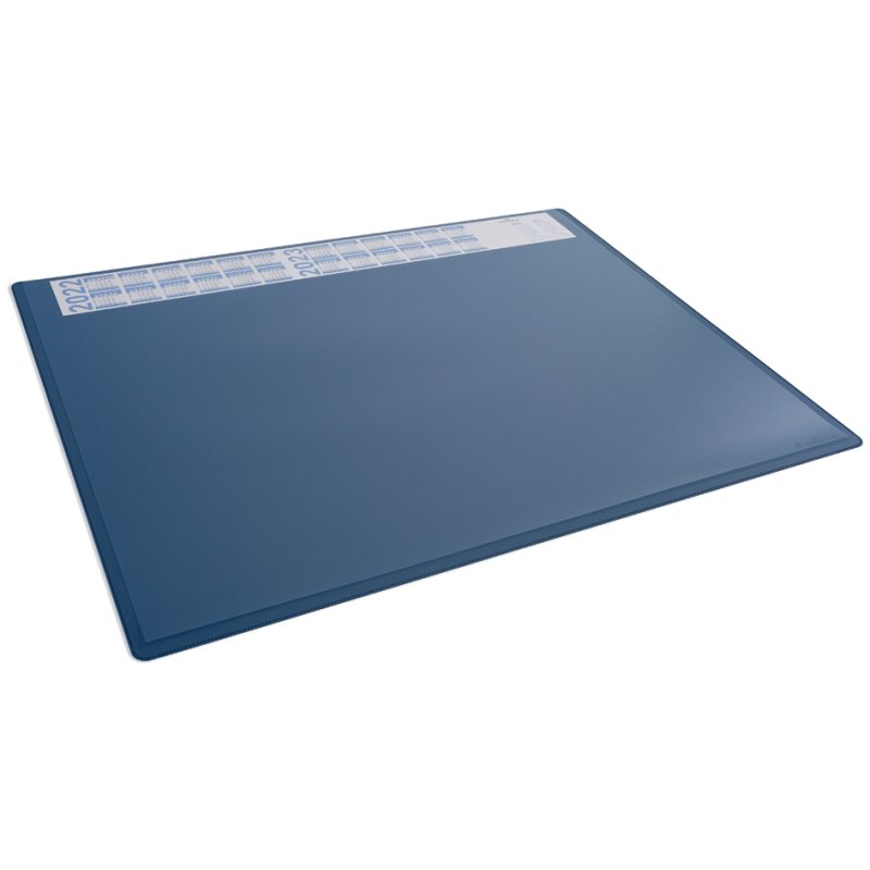DURABLE sous-main avec calendrier, PP, noir, 650×500 mm