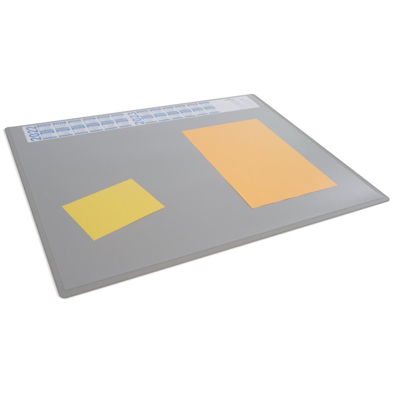 DURABLE sous-main avec calendrier, PP, noir, 650×500 mm