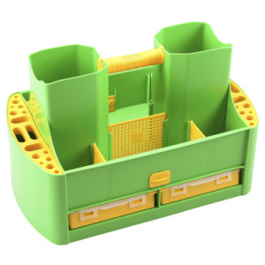 allit tuingereedschapskist GardenAid, groen/geel, 485×295×300 mm