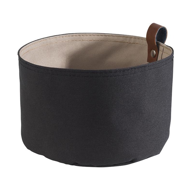 Panier à pain APS, diamètre 170 mm, gris foncé/beige, hauteur 115 mm