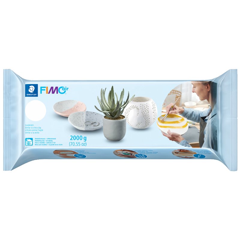 FIMO Air boetseerklei, luchthardend, lichtroze, 250 g
