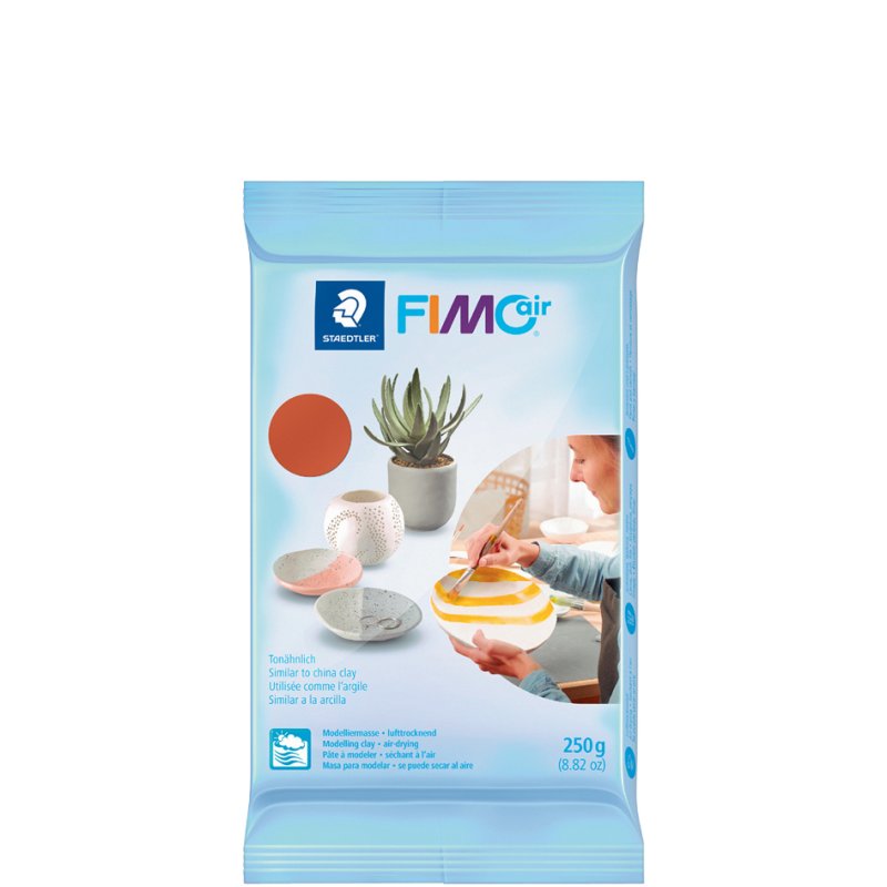 FIMO Air boetseerklei, luchthardend, lichtroze, 250 g