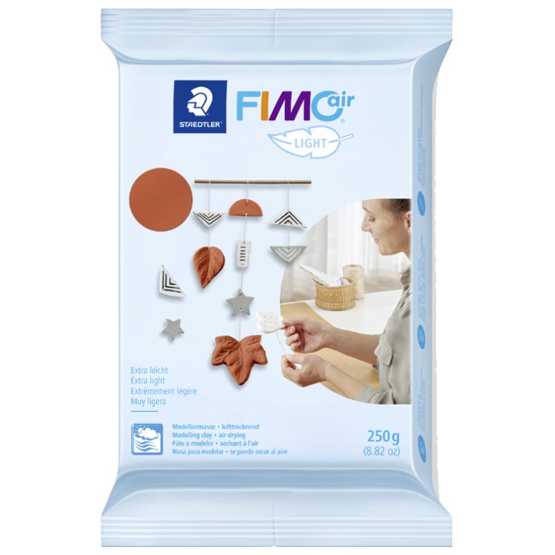 FIMO air LIGHT boetseerklei, luchtdrogend, wit, 250 g