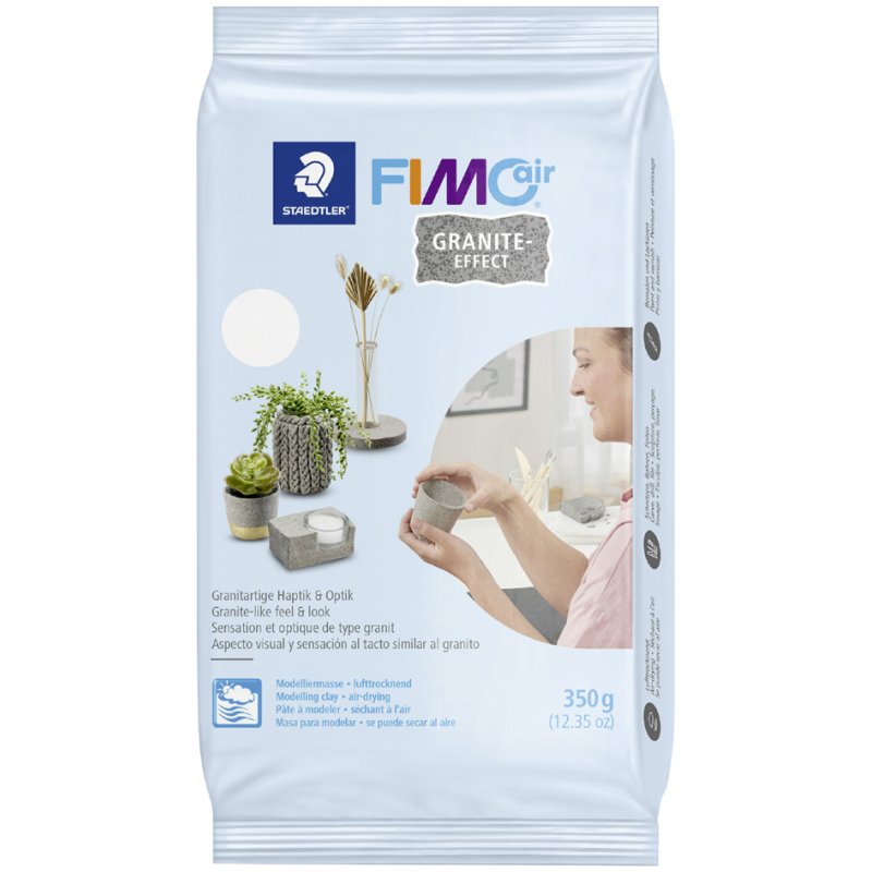 FIMO air boetseerklei, luchtdrogend, graniet-effect, 350g