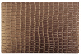 APS placemat CROCO, bruin, 450 × 330 mm, waterbestendig