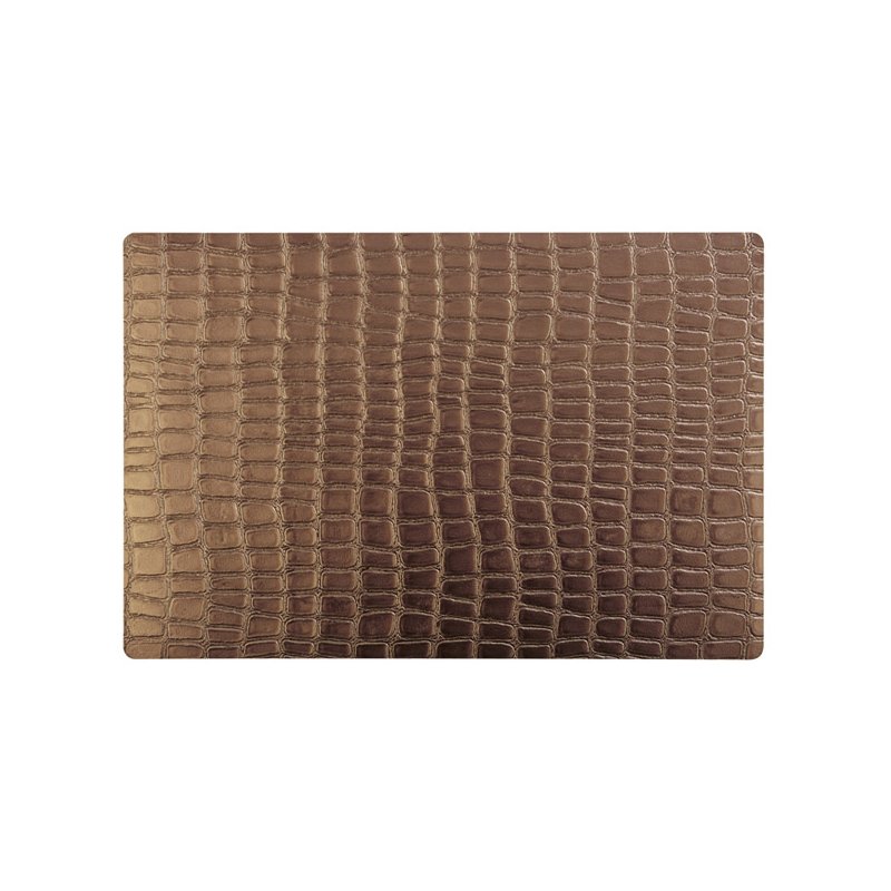 APS dessous de verre CROCO, cuivre, 450 × 330 mm
