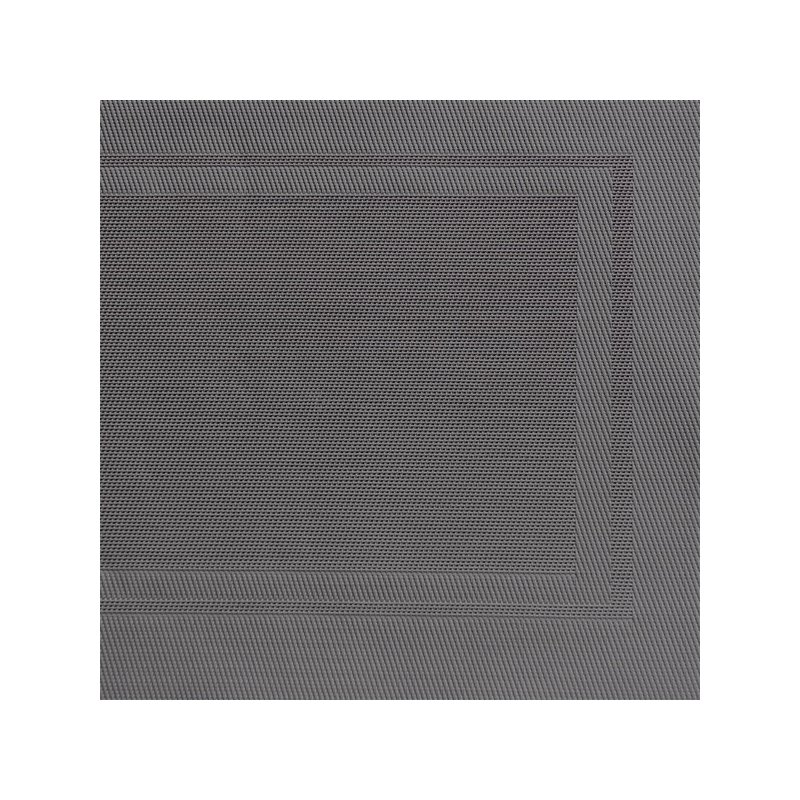 APS set de table FIJNBAND FRAMES, gris, 450 × 330 mm, PVC imperméable