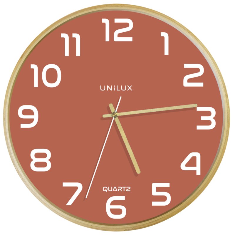 UNiLUX horloge mural Baltic quartz, bleu, 315 mm