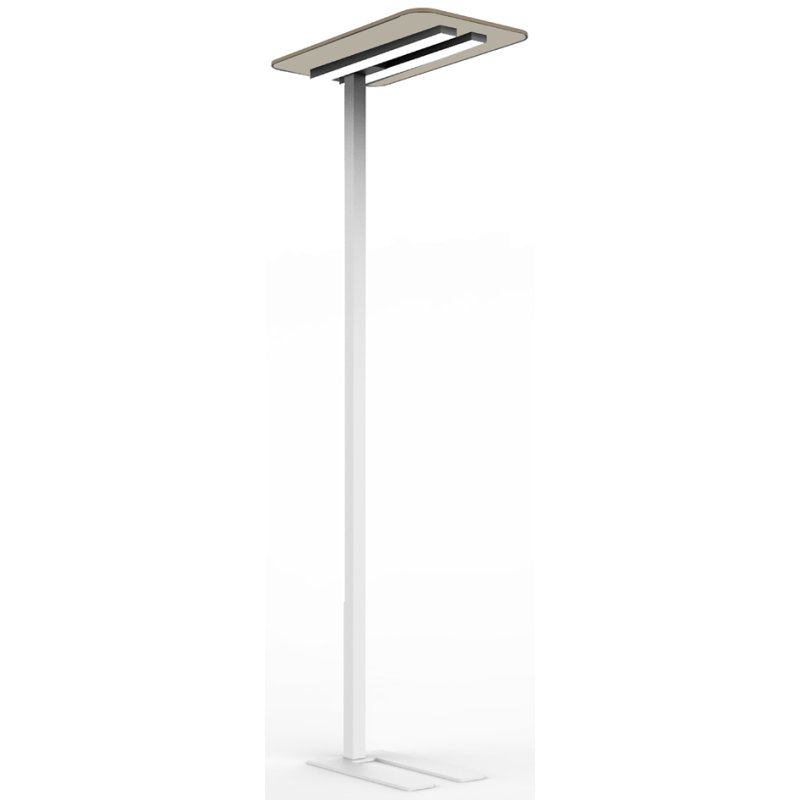 UNiLUX Lampadaire LED NEXUS, blanc, panneau feutré, 54W