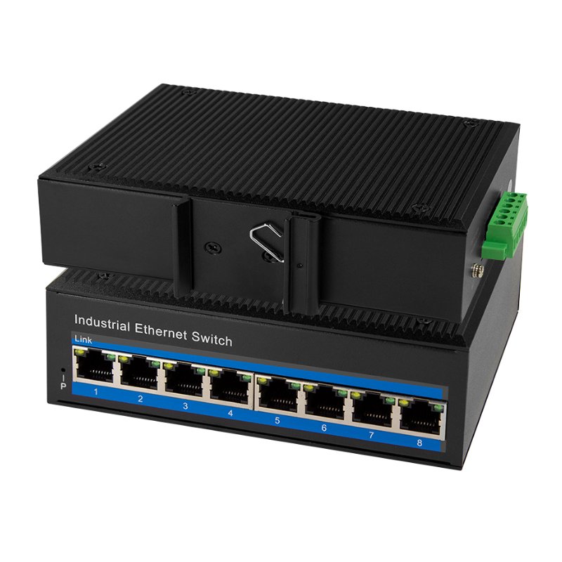 LogiLink Professional industrial Gigabit Ethernet switch, 8-port, 10/100/1000 Base-TX
