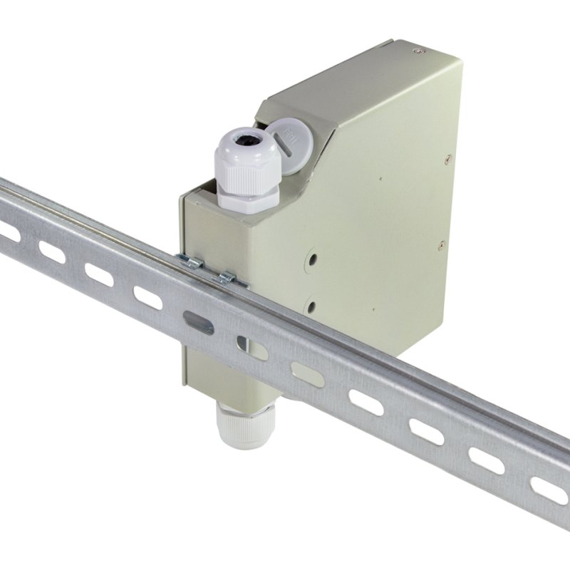 LogiLink Professional boîtier de rangement fibre optique, coupleur LC ou SC, gris clair RAL 7035