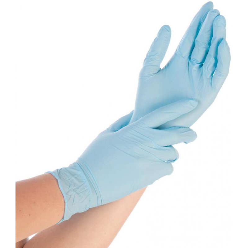 HYGONORM gants nitrile Safe Fit, taille M, blanc, sans poudre, 200 pièces