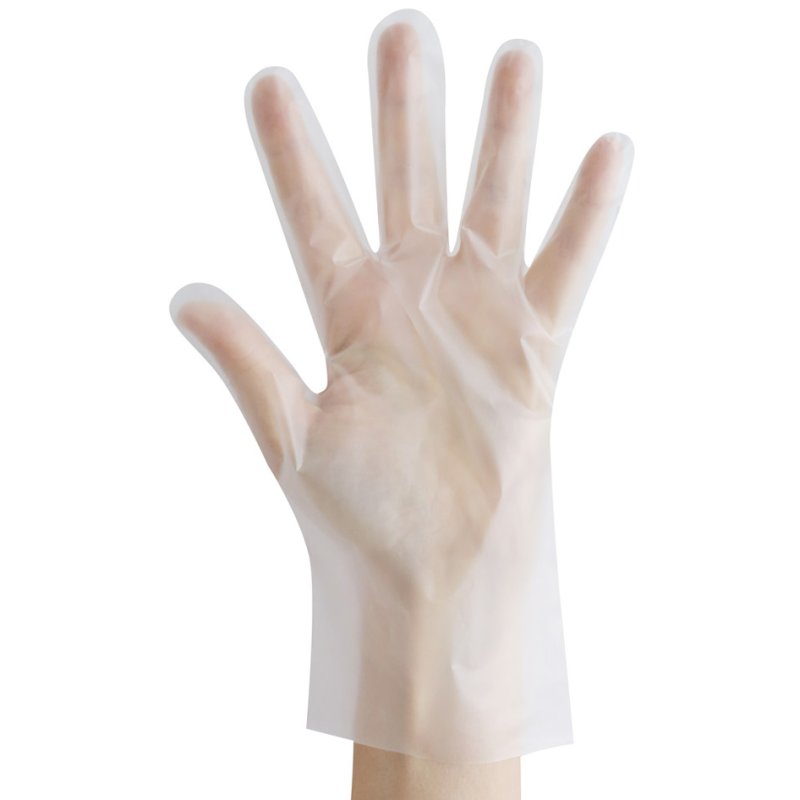 HYGOSTAR Gants TPE Allfood Thermosoft, taille M, transparent, 200 pièces