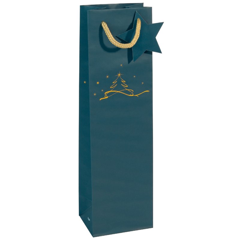 sigel sac cadeau ours polaire avec bougie, papier 157 g/m², 100×80×350 mm