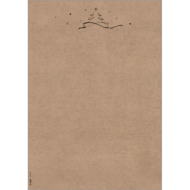sigel Papier motif Noël Ours Polaire, A4, 100 g/m², 25 feuilles
