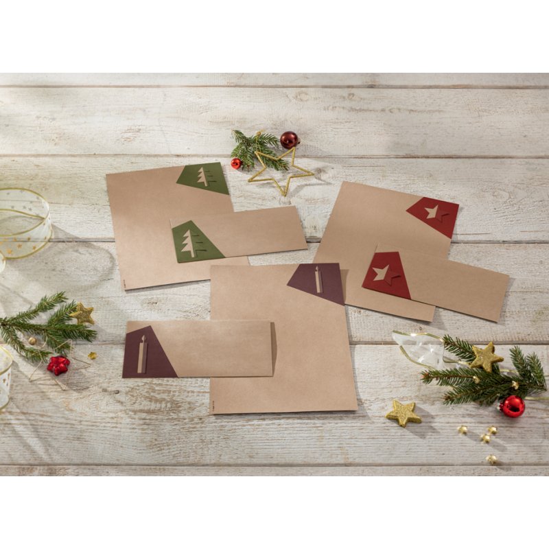 Sigel ensemble papier craft Cut-out style, A4, motifs Noël, 25 feuilles