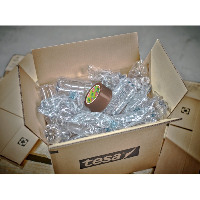 tesa tesapack ECO & ULTRA STRONG ruban d'emballage, 50 mm × 66 m, transparent