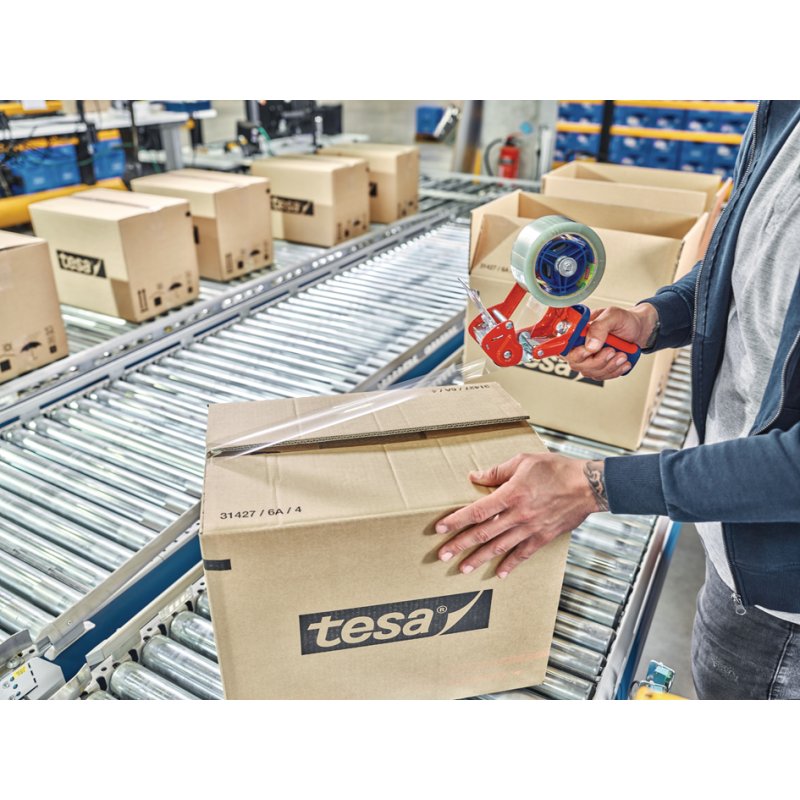 tesa tesapack ECO & ULTRA STRONG ruban d'emballage, 50 mm × 66 m, transparent