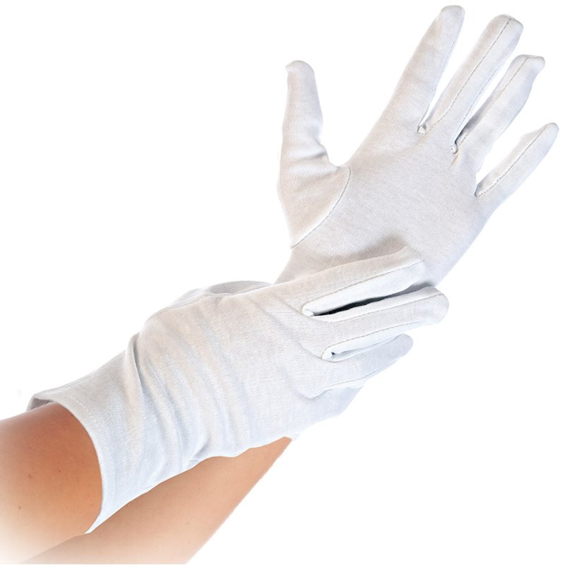 HYGOSTAR gant en coton Blanc, blanc, taille L, 1 paire