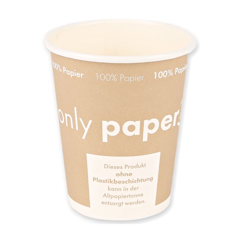 NATURE Star gobelets à café Only Paper, marron, 250 ml, 50 pièces