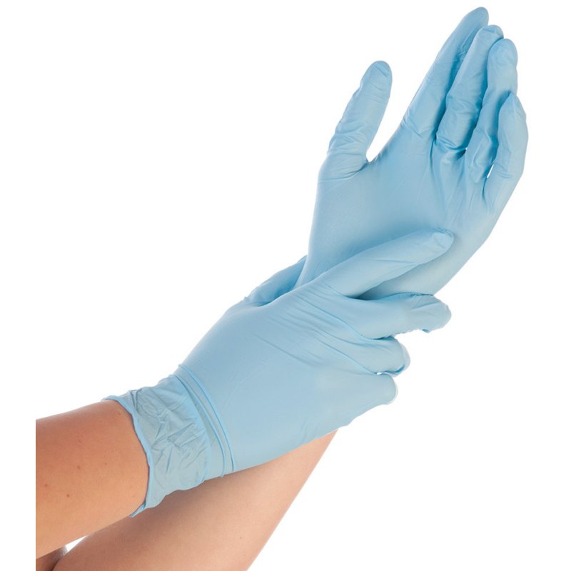 HYGOSTAR gants en nitrile Extra Safe, sans poudre, bleu, XL