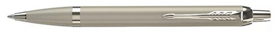 PARKER IM Monochrome drukbalpen, burgundy, strichbreedte M, blauwe inkt