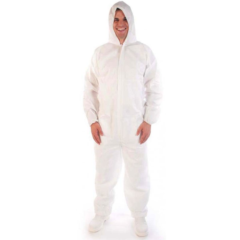 HYGOSTAR combinaison type 5B+6B, XXL, blanc, microporeux