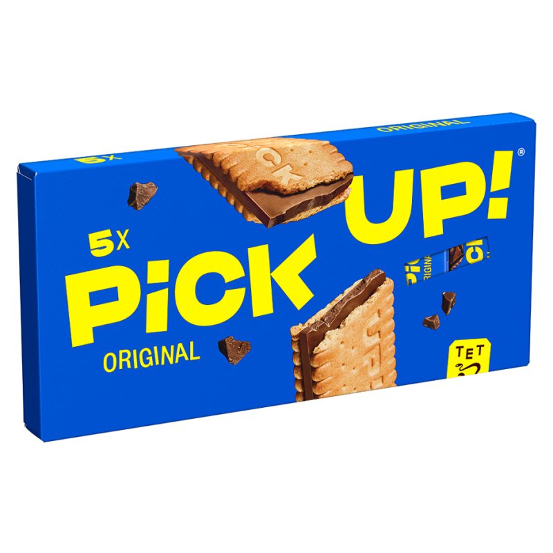 PiCK UP! Choco keksrepen multipack, 5 stuks à 28 g