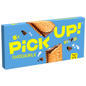 PiCK UP! koekrepen Choco & Melk multipack, 5 stuks à 28 g