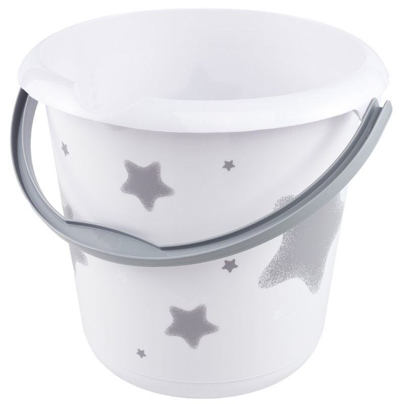 keeeper seau Deco-Putzeim, bleu nordique, rond, 10 litres