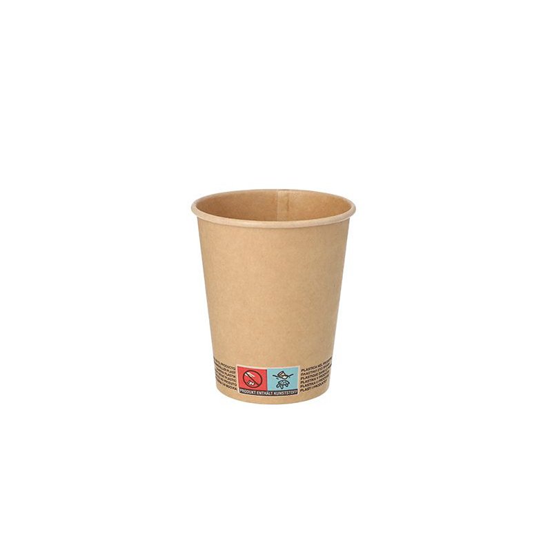 PAPSTAR gobelets à boire carton marron, 0,1 l, 50 pièces