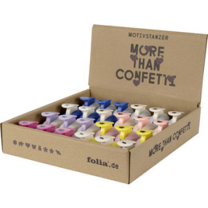 folia mini-vouwpatroonstans, 8 motieven, 24 stuks