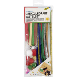 folia knutselset chenille draad winter, 199-delig