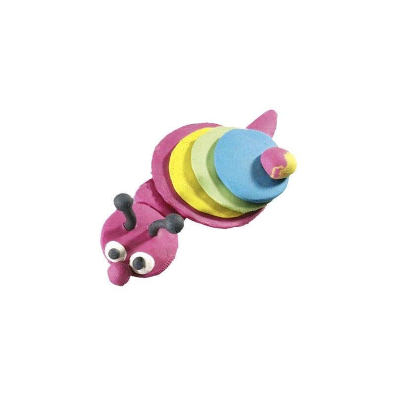 folia kinderboetseerklei, kleurrijk gesorteerd, 10 staven, 220 g