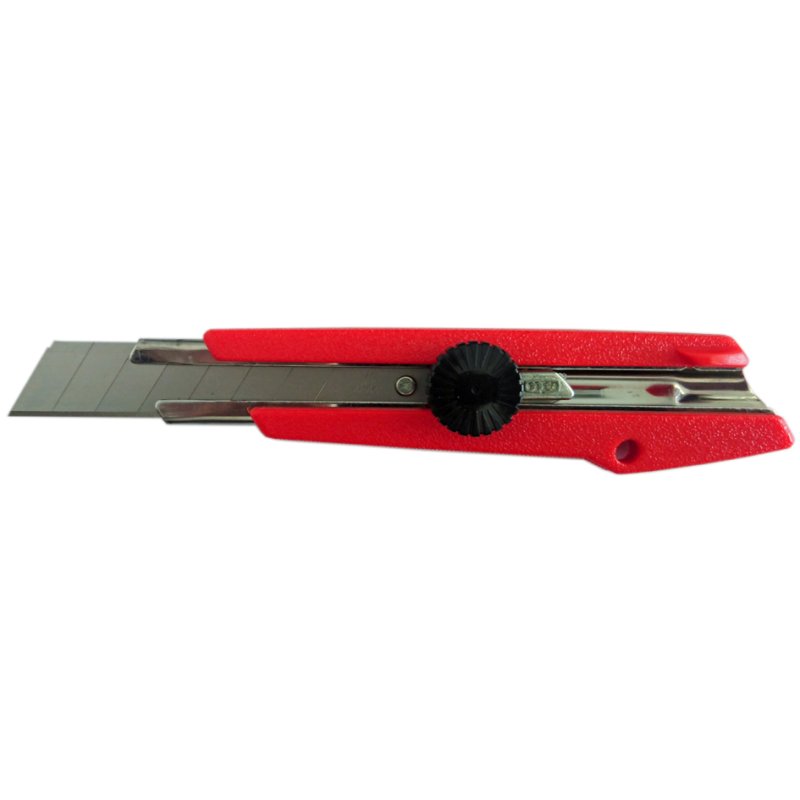 NT Cutter afbreekmes L-500P, 18 mm, rood, kunststof behuizing