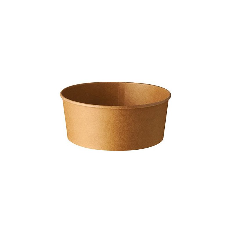 PAPSTAR saladier rond, 1.000 ml, marron, 50 pièces