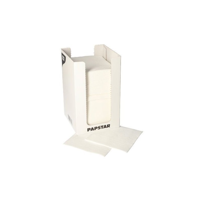 PAPSTAR cocktailservetten PUNTO, 200×200 mm, naturel, 100 stuks