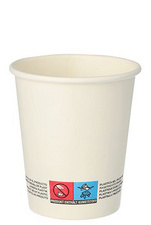 STARPAK drinkbekers karton, 0,3 liter, wit, 50 stuks