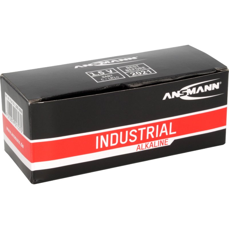 ANSMANN Alkaline batterijen Industrial, C baby, industriële kwaliteit, 10 stuks